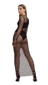 FANTABODY - MESH LONG DRESS