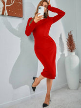 Womens Bodycon Polyester Stretchable Calf Length Dress