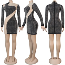 Sparkly Pearls Party Dress Sm-3XL