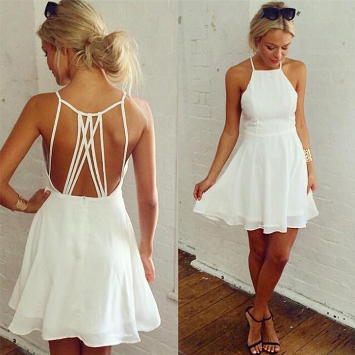 Backless Loose Swing Club Mini - COCKTAIL Dress